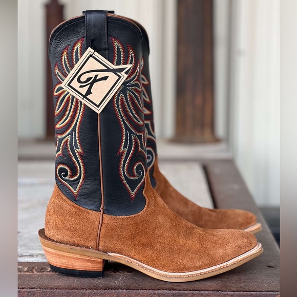 FENOGLIO BOOT CO. Other - FENOGLIO BOOT CO. Rust Roughout Boots in brown size 10.5